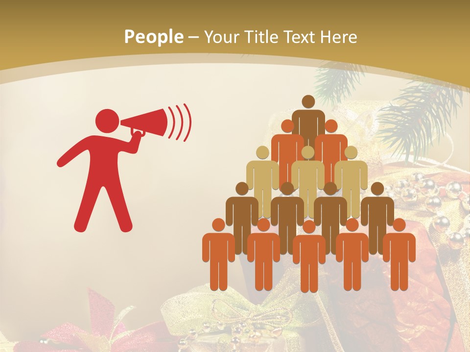 Holiday Gift Box PowerPoint Template