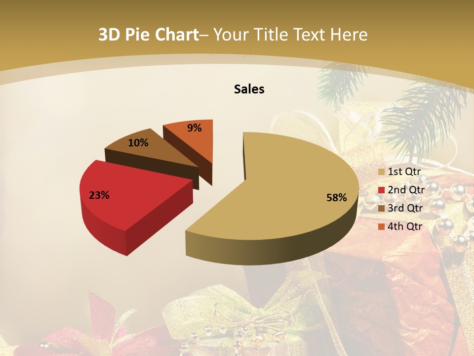 Holiday Gift Box PowerPoint Template