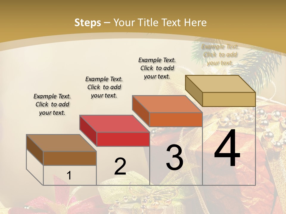Holiday Gift Box PowerPoint Template