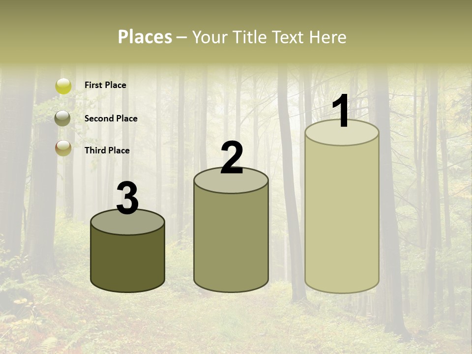 Vivid Branch Leaf PowerPoint Template