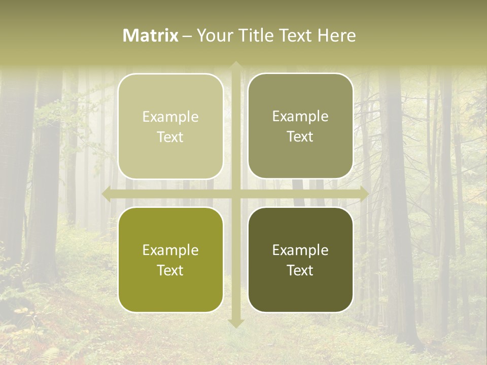Vivid Branch Leaf PowerPoint Template