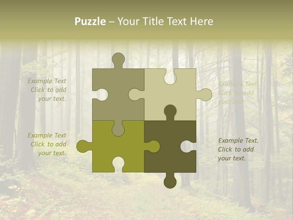 Vivid Branch Leaf PowerPoint Template