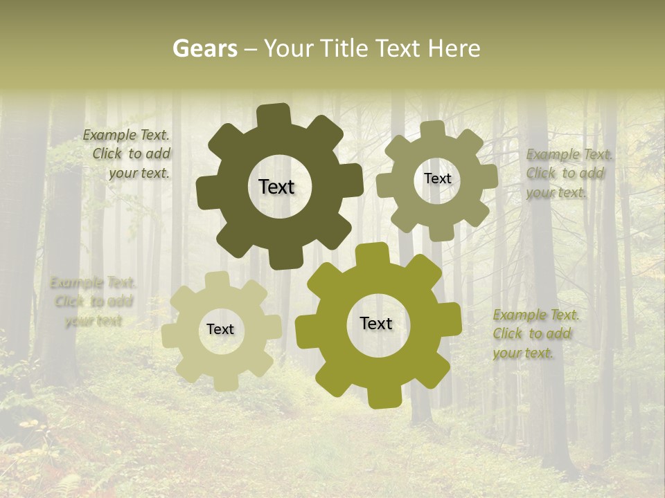 Vivid Branch Leaf PowerPoint Template