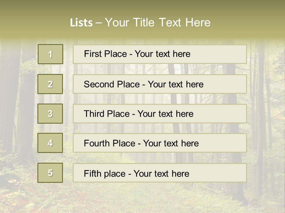 Vivid Branch Leaf PowerPoint Template