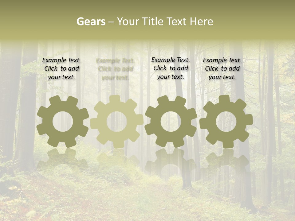 Vivid Branch Leaf PowerPoint Template