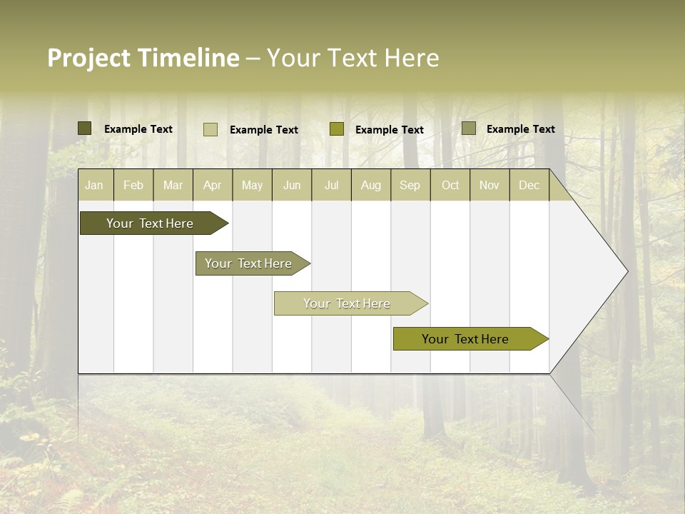 Vivid Branch Leaf PowerPoint Template