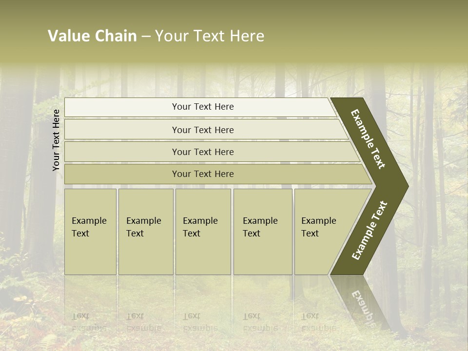 Vivid Branch Leaf PowerPoint Template