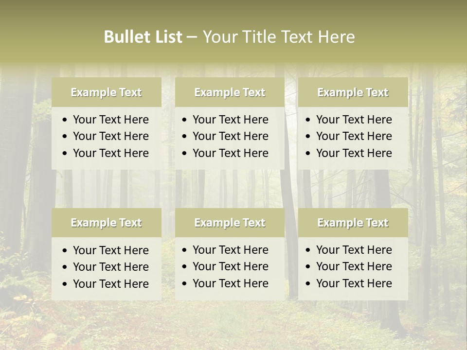Vivid Branch Leaf PowerPoint Template