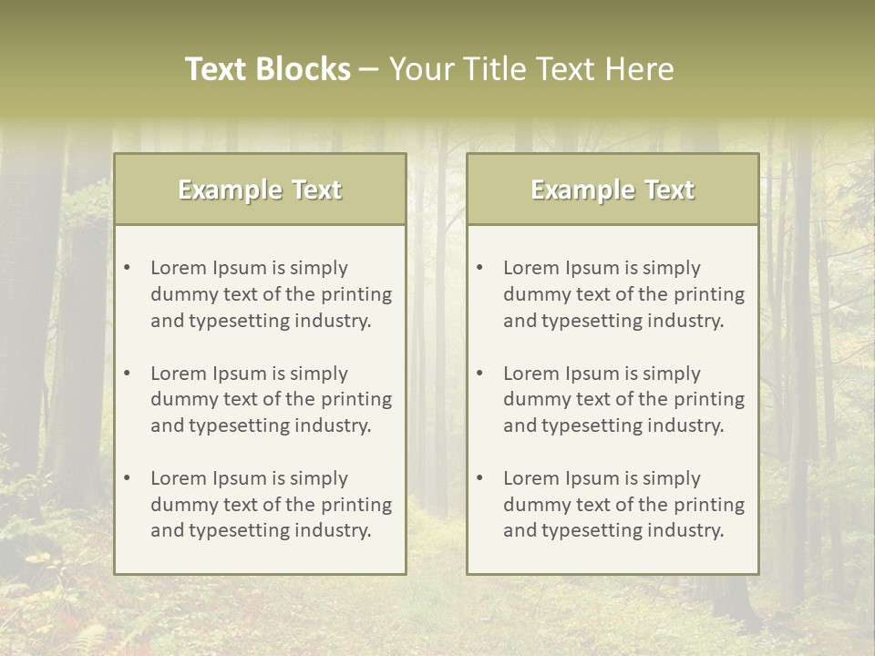 Vivid Branch Leaf PowerPoint Template