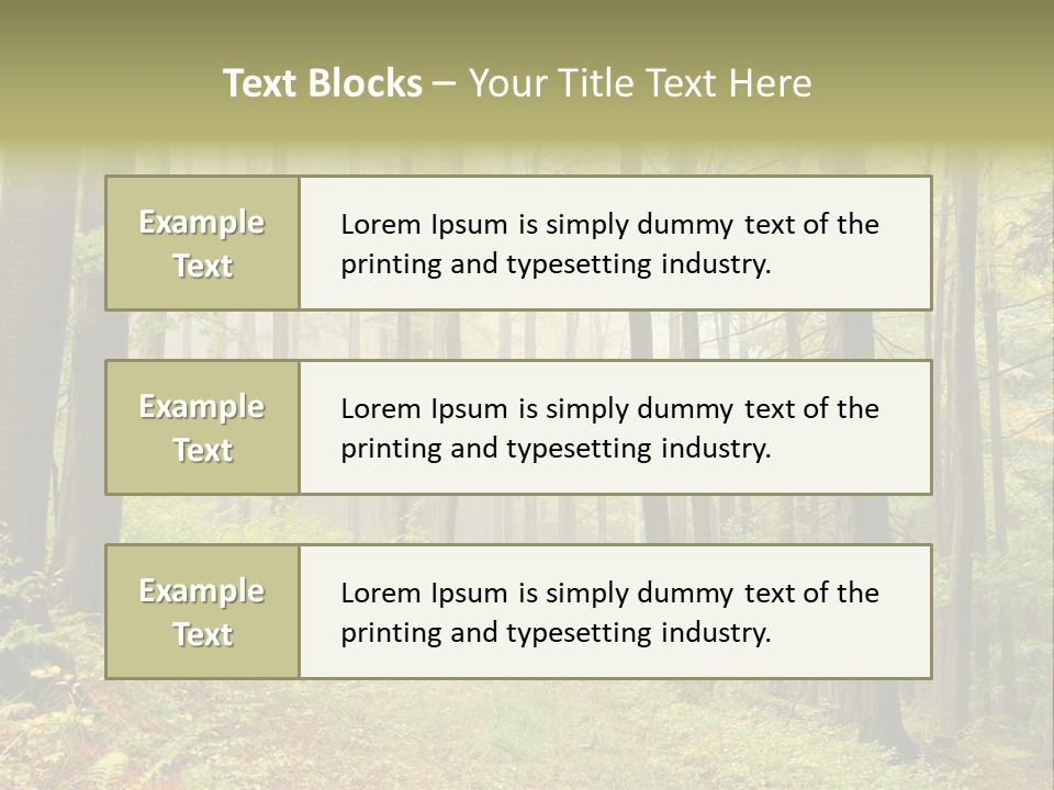 Vivid Branch Leaf PowerPoint Template