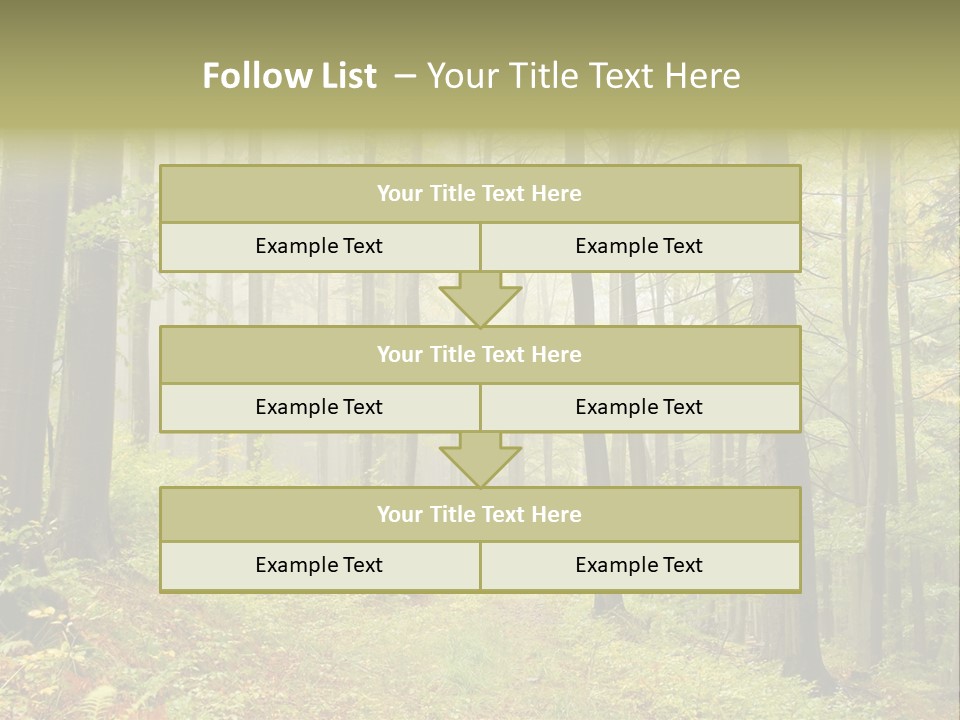 Vivid Branch Leaf PowerPoint Template