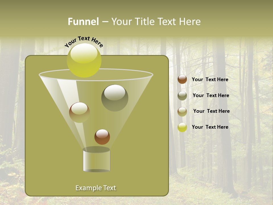 Vivid Branch Leaf PowerPoint Template