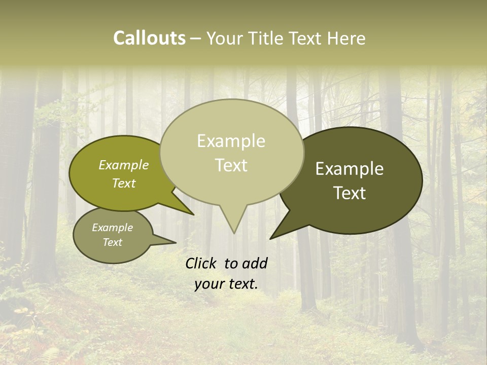 Vivid Branch Leaf PowerPoint Template