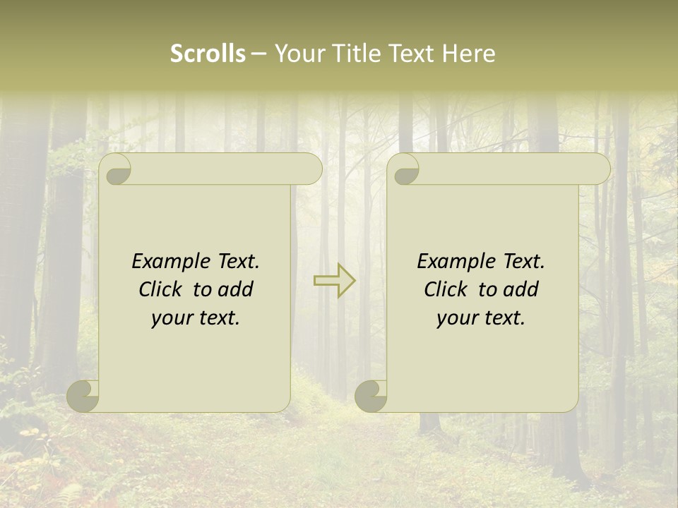 Vivid Branch Leaf PowerPoint Template