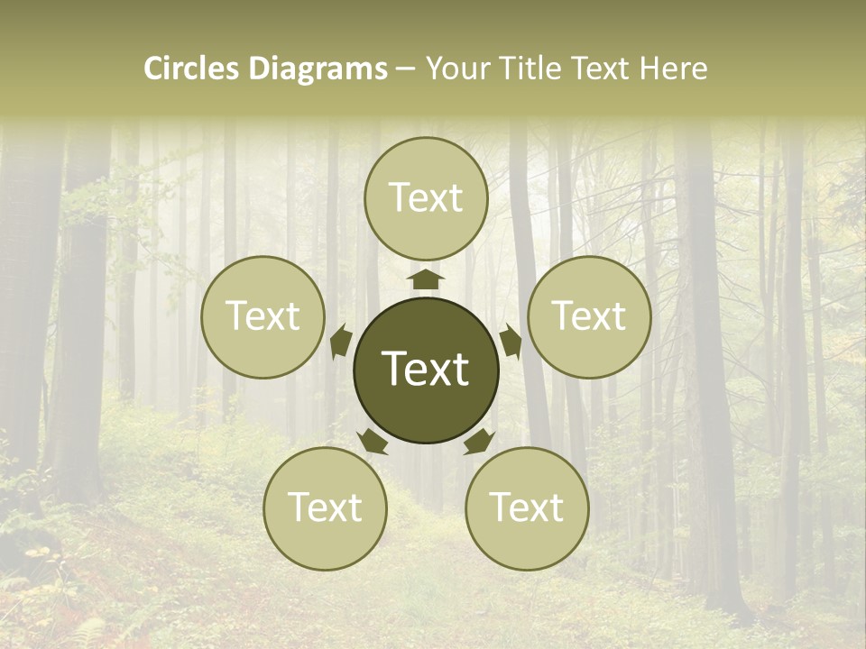 Vivid Branch Leaf PowerPoint Template