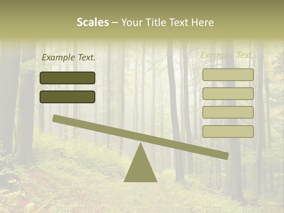 Vivid Branch Leaf PowerPoint Template