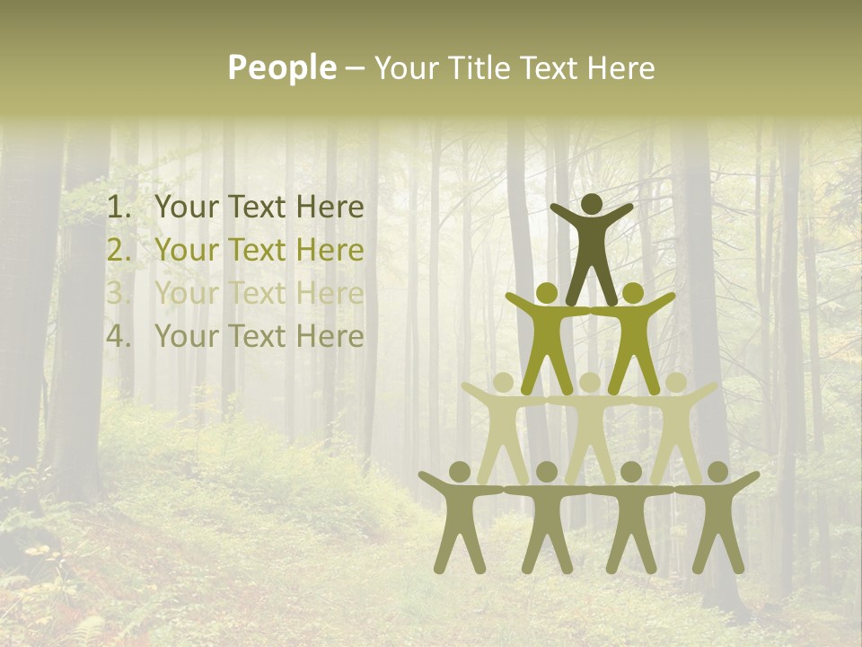 Vivid Branch Leaf PowerPoint Template