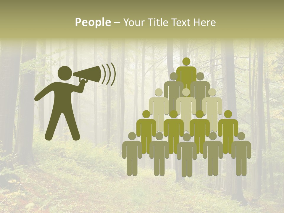 Vivid Branch Leaf PowerPoint Template