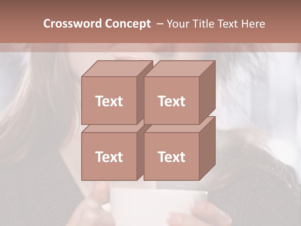 Happy Holding Hot PowerPoint Template