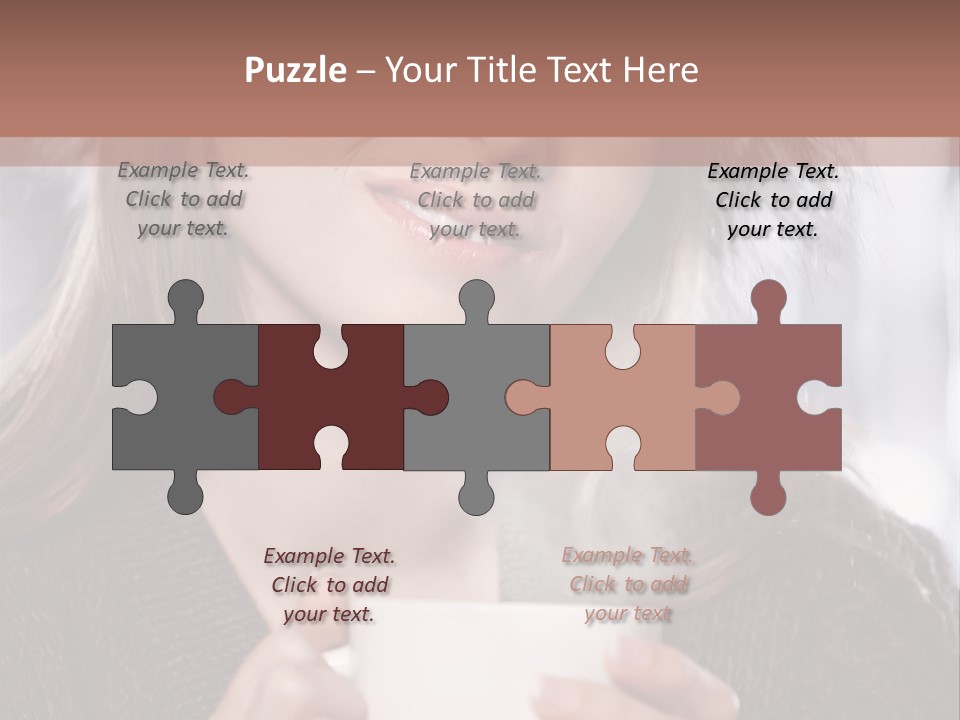 Happy Holding Hot PowerPoint Template