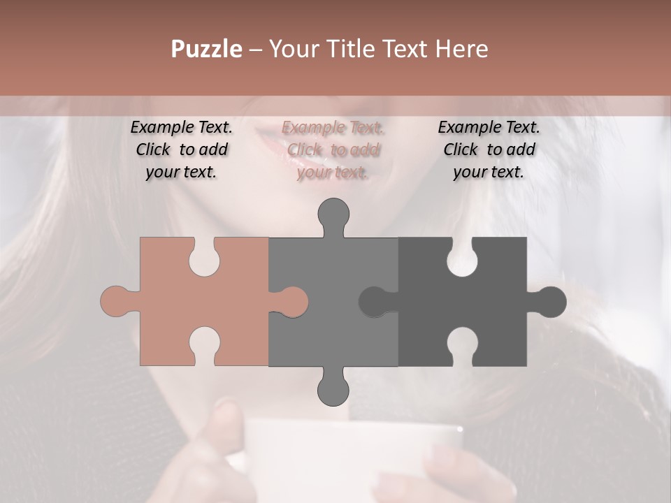 Happy Holding Hot PowerPoint Template