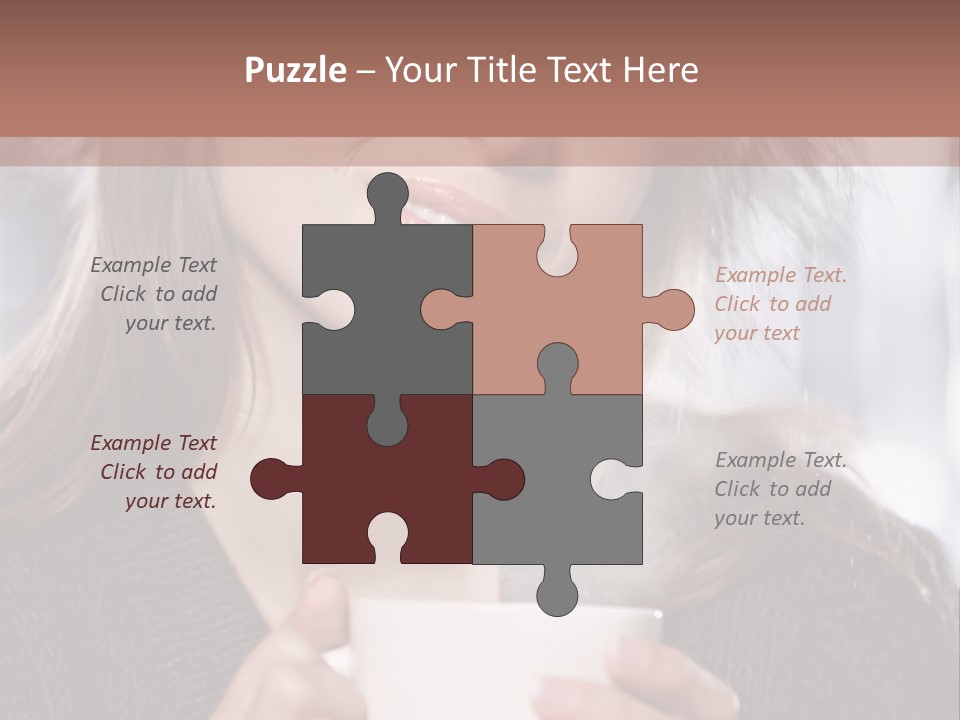 Happy Holding Hot PowerPoint Template