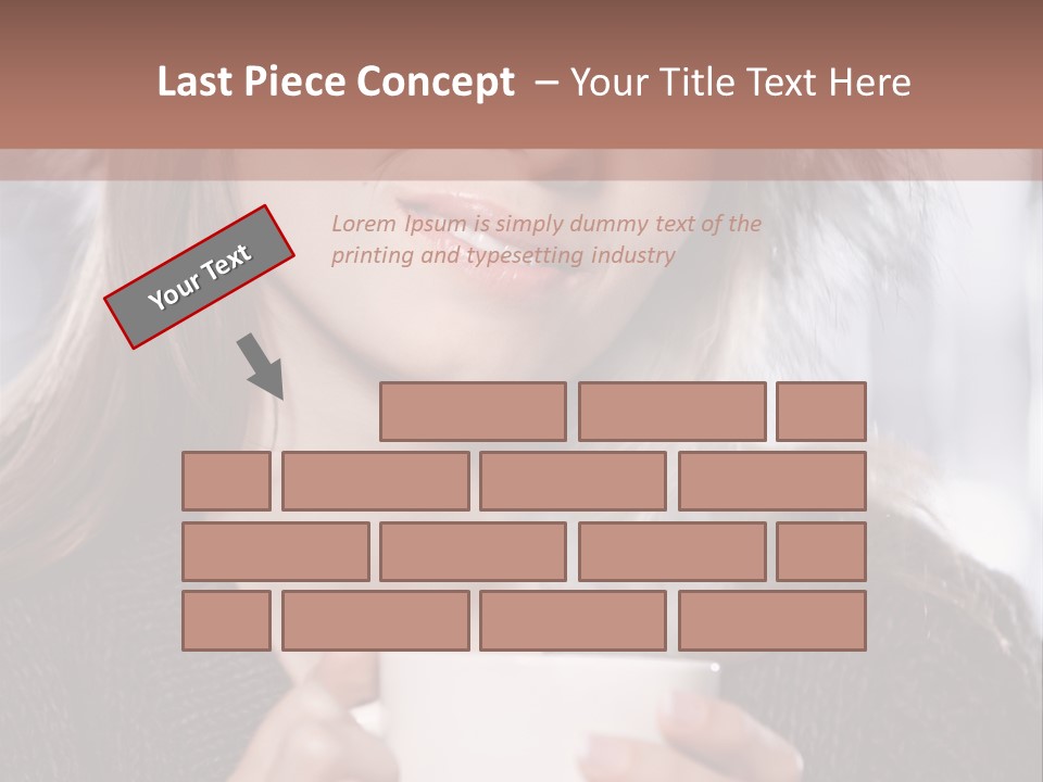 Happy Holding Hot PowerPoint Template