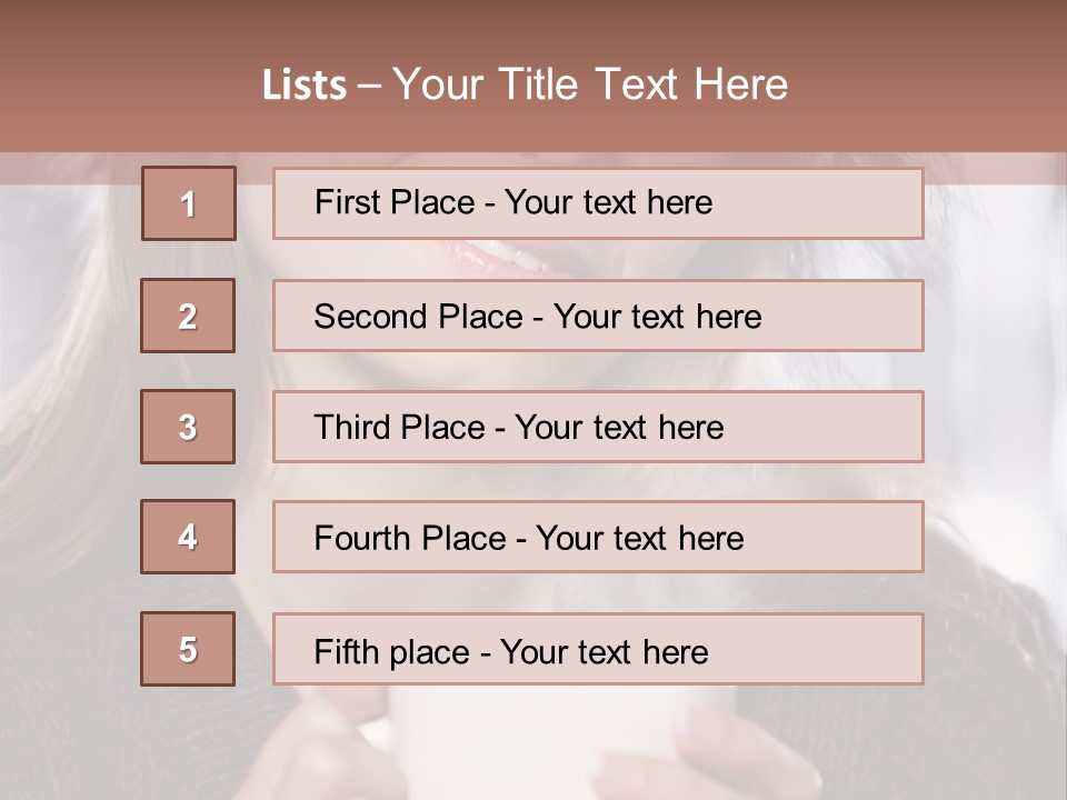 Happy Holding Hot PowerPoint Template