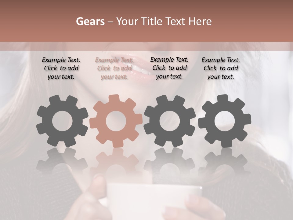 Happy Holding Hot PowerPoint Template