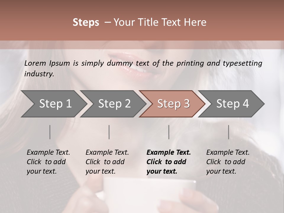 Happy Holding Hot PowerPoint Template
