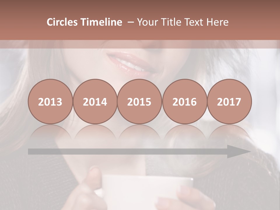 Happy Holding Hot PowerPoint Template