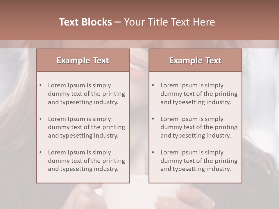 Happy Holding Hot PowerPoint Template