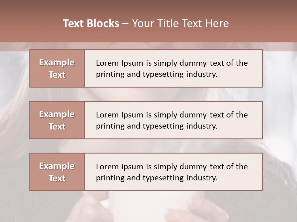 Happy Holding Hot PowerPoint Template