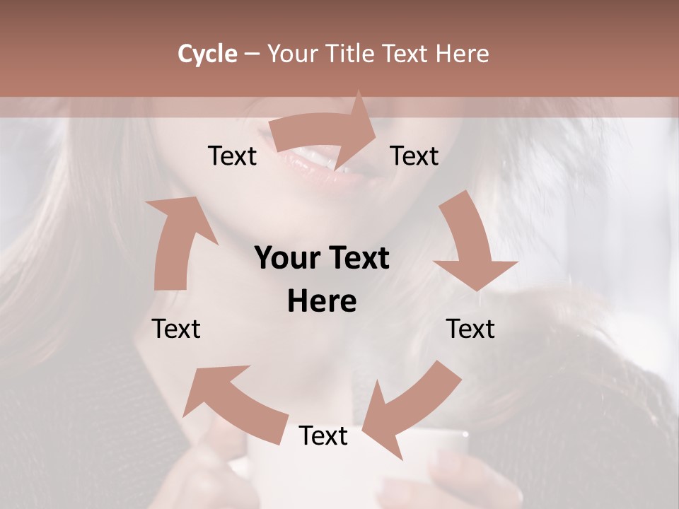 Happy Holding Hot PowerPoint Template