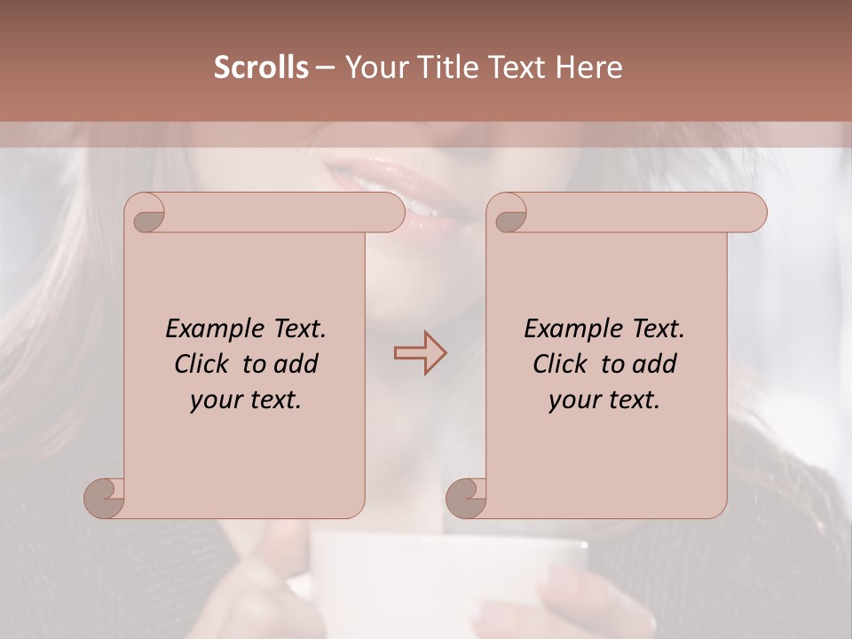 Happy Holding Hot PowerPoint Template