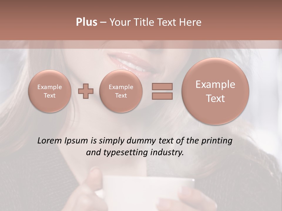 Happy Holding Hot PowerPoint Template