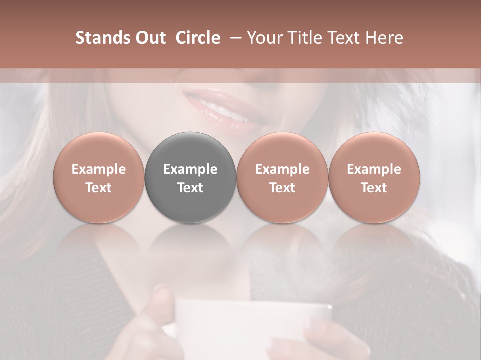 Happy Holding Hot PowerPoint Template