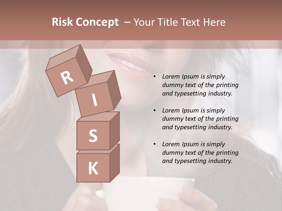 Happy Holding Hot PowerPoint Template