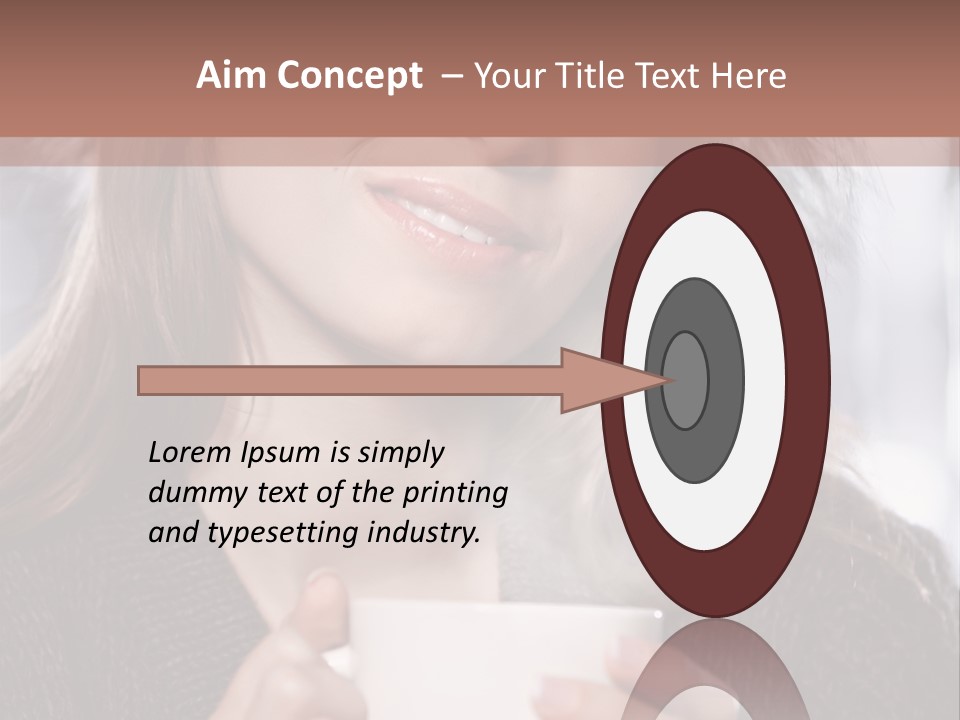 Happy Holding Hot PowerPoint Template