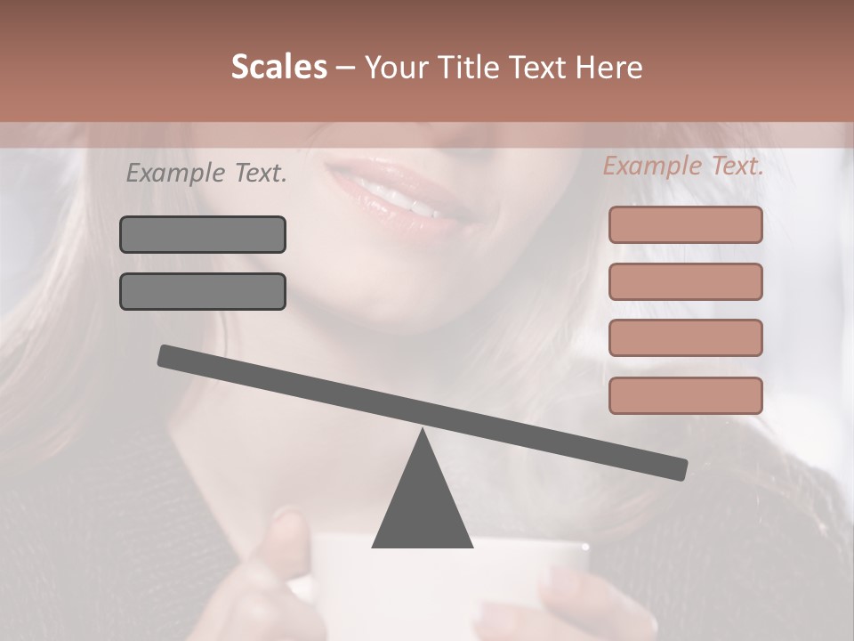 Happy Holding Hot PowerPoint Template