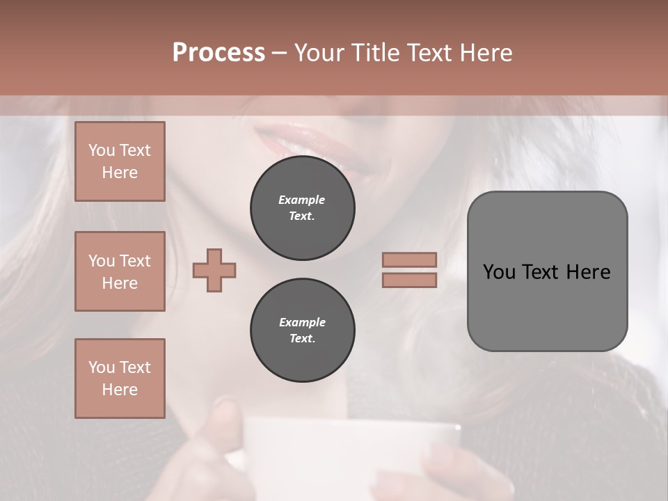 Happy Holding Hot PowerPoint Template