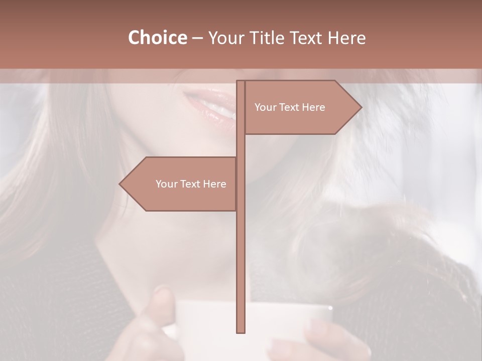 Happy Holding Hot PowerPoint Template