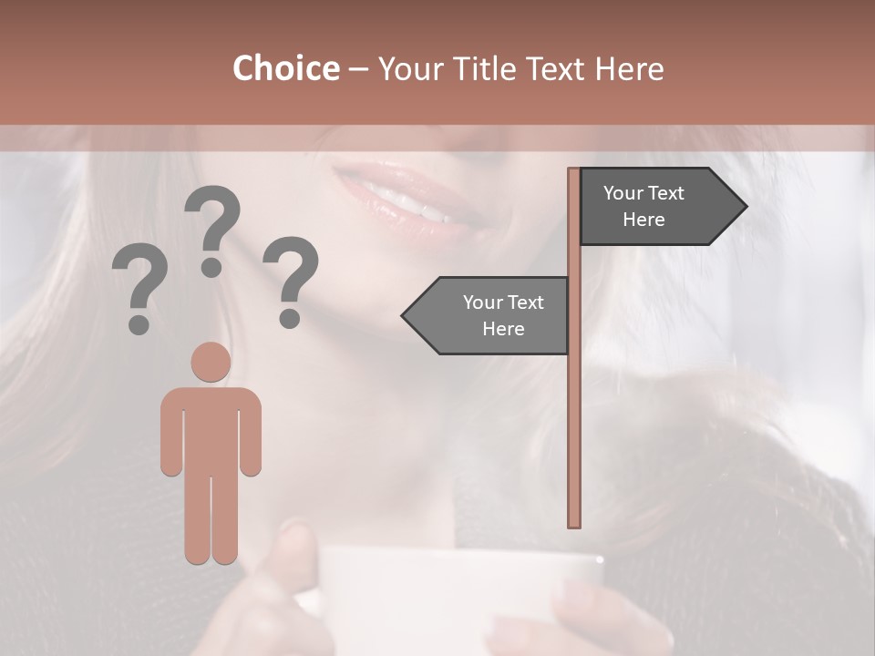 Happy Holding Hot PowerPoint Template