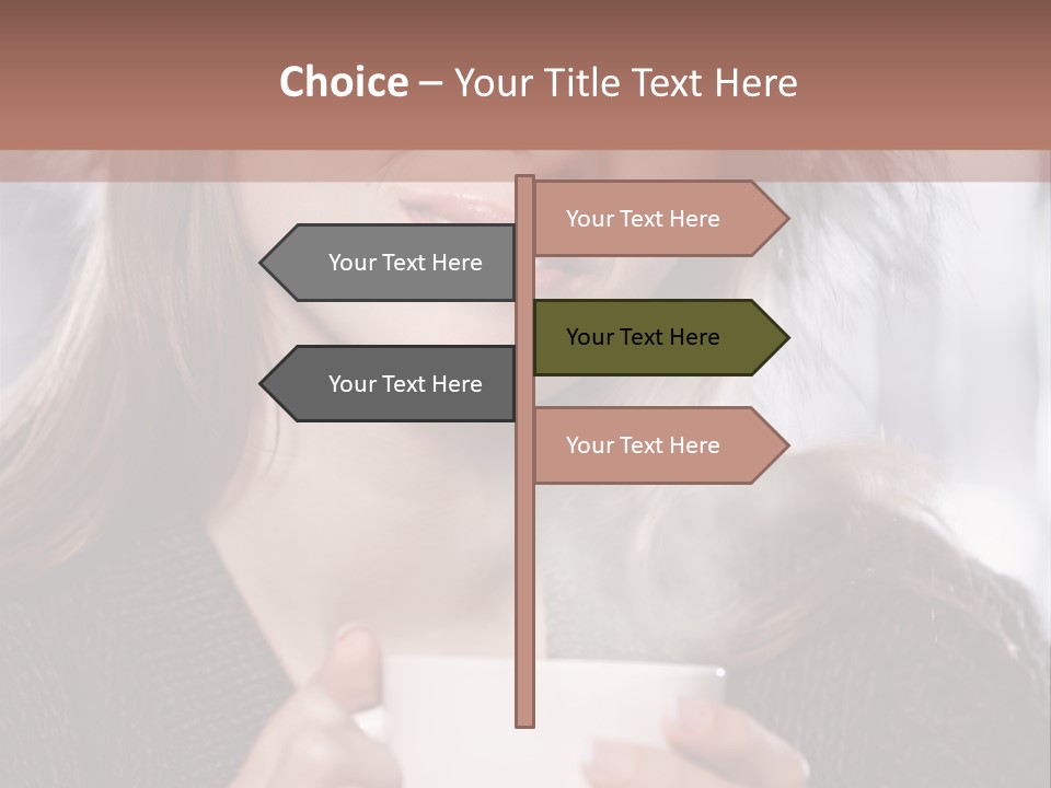 Happy Holding Hot PowerPoint Template