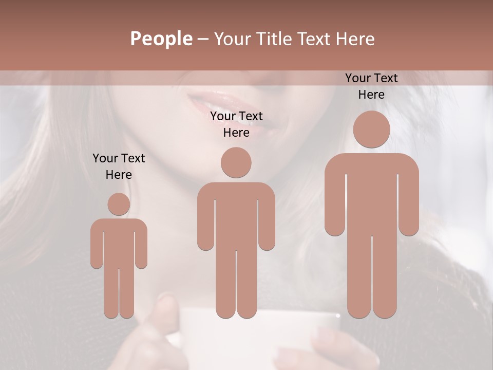 Happy Holding Hot PowerPoint Template