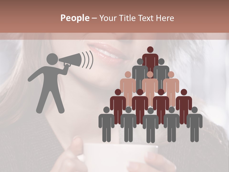 Happy Holding Hot PowerPoint Template