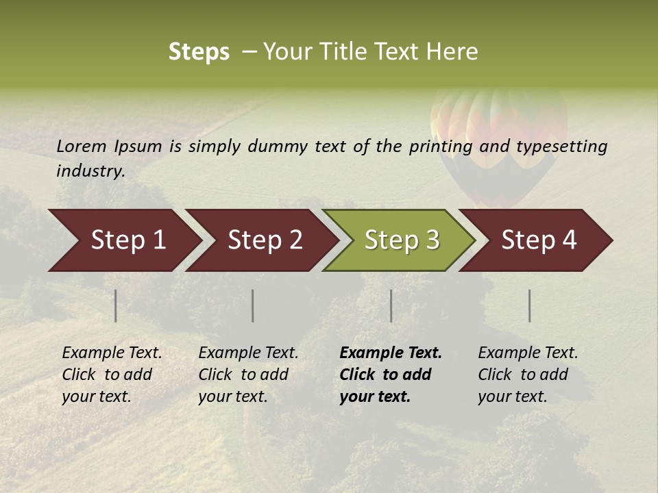 Above Sky Recreation PowerPoint Template