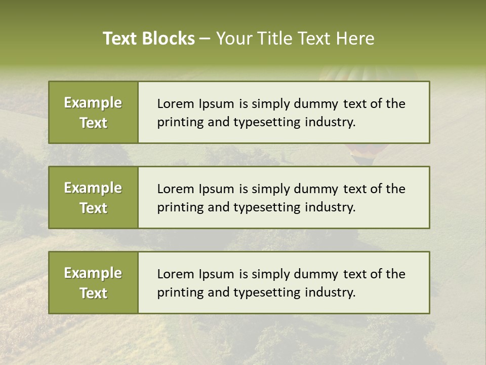 Above Sky Recreation PowerPoint Template