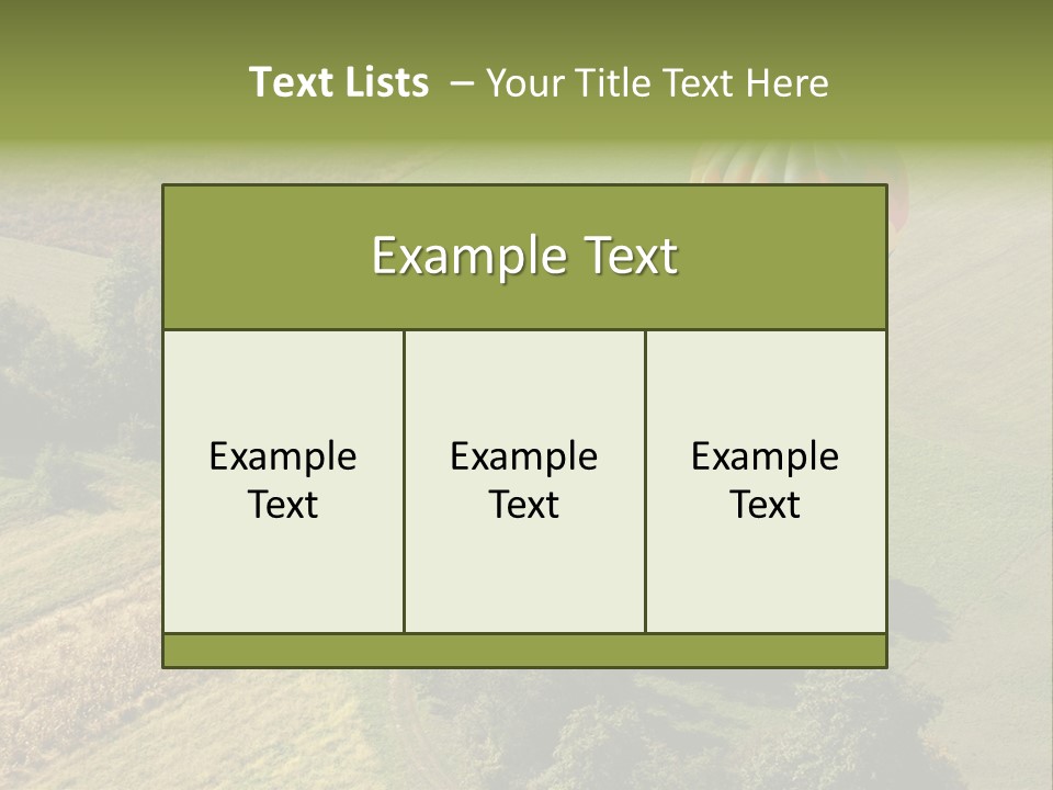 Above Sky Recreation PowerPoint Template