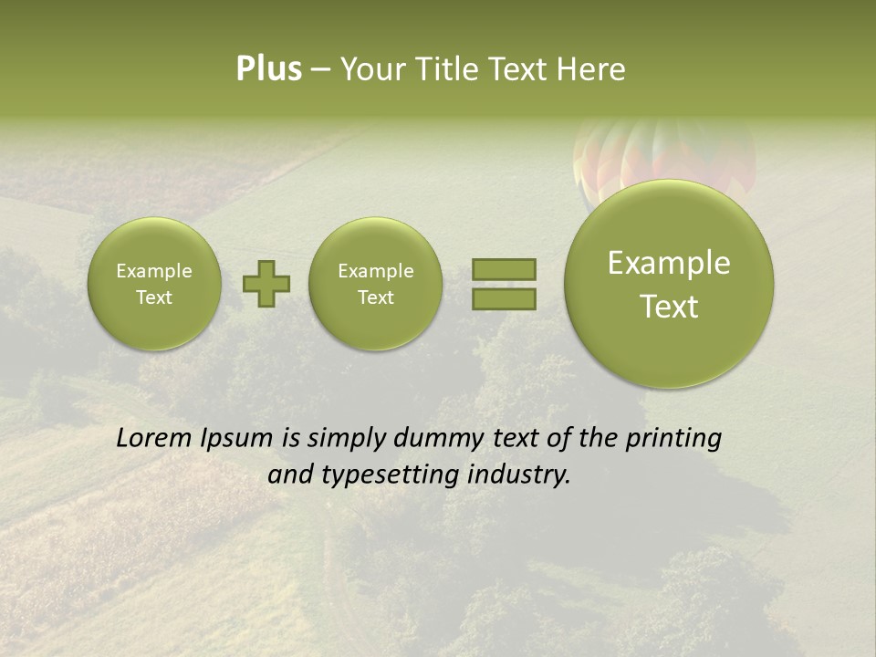 Above Sky Recreation PowerPoint Template